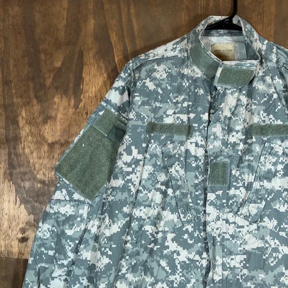 Military Army Combat Mens Coat Green Camouflage Uniform Digicam Large Regular - Picture 4 of 12